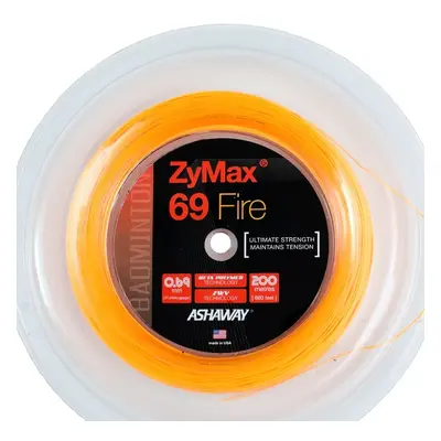 Badminton String Ashaway ZyMax Fire white - ROLL m