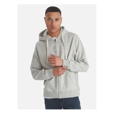 Light Grey Zipped Sweatshirt Blend - Men