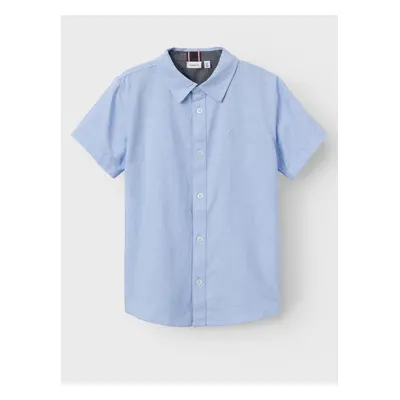 Light blue short-sleeved shirt for a boy name it Newsa - Boys