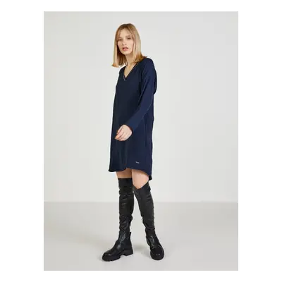 Dark blue women's dress Pepe Jeans Leandra - Women's