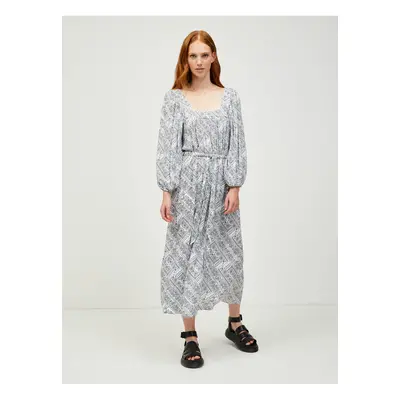 Black and white patterned maxi dress VERO MODA Peace - Women