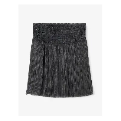 Black Girls' Short Pleated Skirt Name It Viviun - Unisex