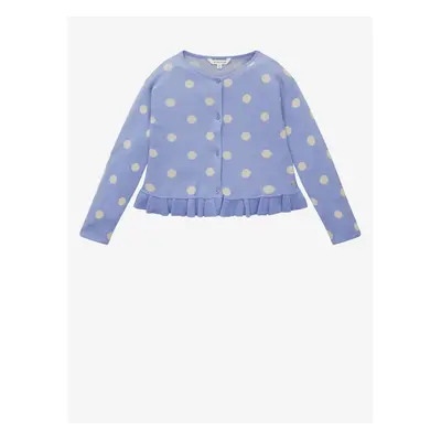 Blue Girly Polka Dot Cardigan Tom Tailor - Girls