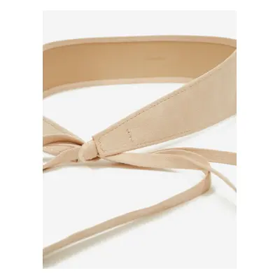 Orsay Beige Women's Suede Belt - Women