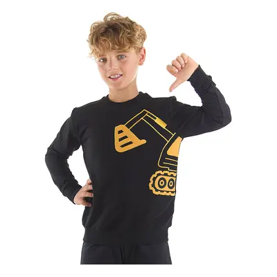 Denokids Boys' Scoop Black Sweatshirt