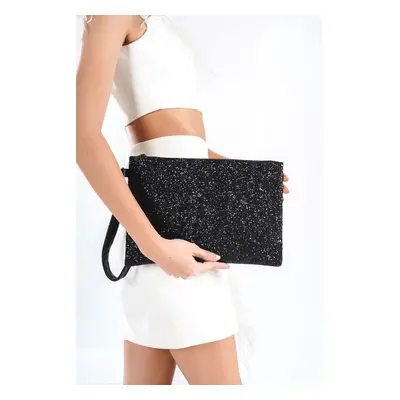 Capone Outfitters Sequin Paris Women's Clutch Bag