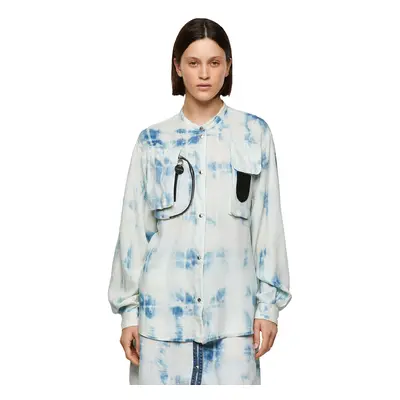 Diesel Blouse - COVER SHIRT white-blue