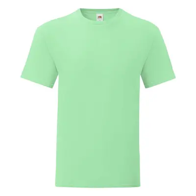 Men's Mint T-shirt Combed Cotton Iconic Sleeve Fruit of the Loom