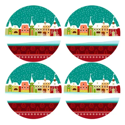 Bertoni Home Unisex's Round Table Pads Set Carol