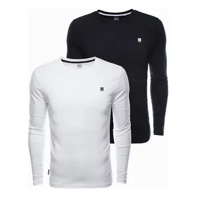 Ombre Clothing Men's plain longsleeve - mix