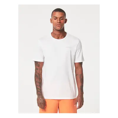 White Men's T-Shirt with Printed Back Oakley - Men