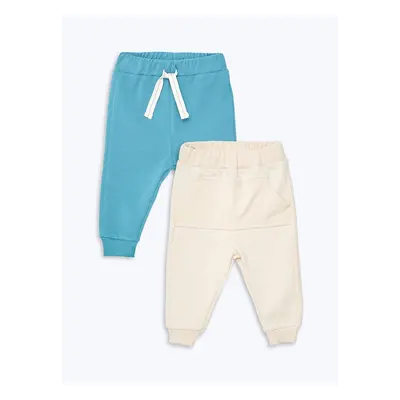 LC Waikiki Basic Baby Boy Pants with Elastic Waist 2-Pack