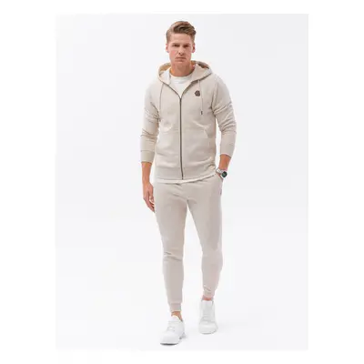 Ombre Men's sweatshirt set unbuttoned sweatshirt + pants