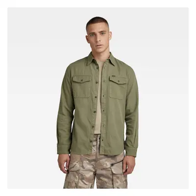 G-STAR Shirt - Marine slim shirt l\s green