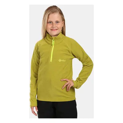 Children's fleece sweatshirt Kilpi ALMERI-J Light green