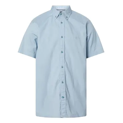 Tommy Hilfiger Shirt - NATURAL SOFT POPLIN RF SHIRT S/S blue