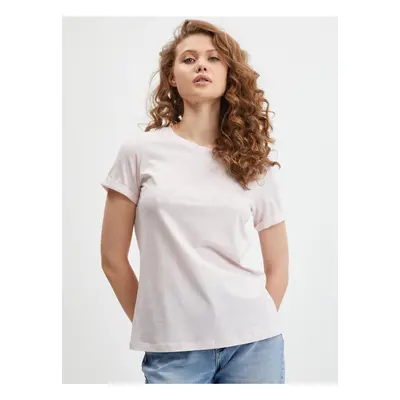 Light pink women's T-shirt Guess Agata - Women