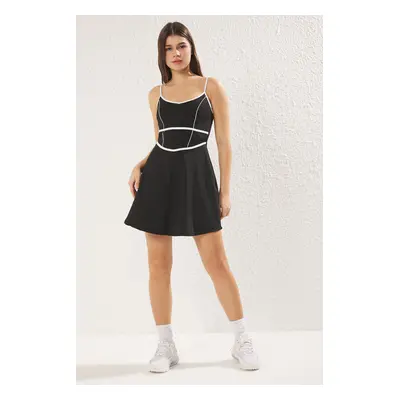 Trendyol Black Diver/Scuba Regular Dress