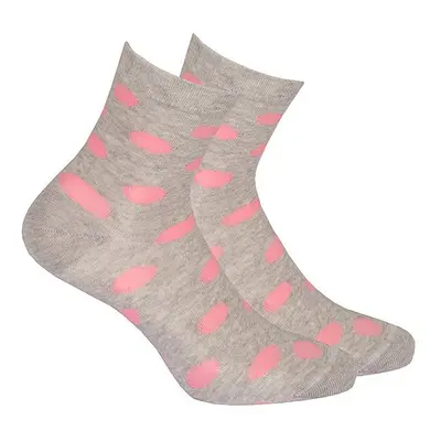 Gatta G44.01N Cottoline girls' socks patterned aluminium