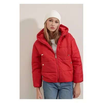 Bigdart Hooded Puffer Jacket - Red