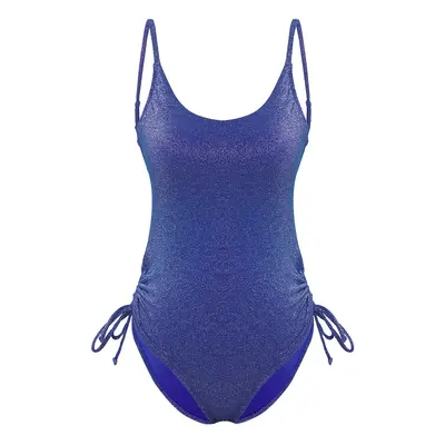 Trendyol Saks*001 Plain Round Tunnel Strap Swimsuit