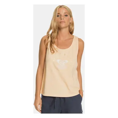 Light Orange Tank Top with Roxy Print - Women