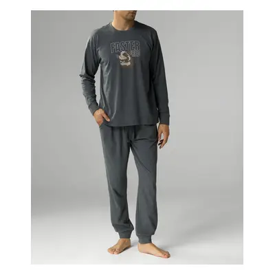 Men's pajamas Atlantic Hamster - dark gray