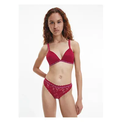 Red women's lace bra Calvin Klein Underwear - Women's