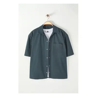 Trendyol Anthracite Boxy Shirt