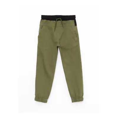 LC Waikiki Basic Gabardine Boy's Jogger Trousers with Elastic Waist