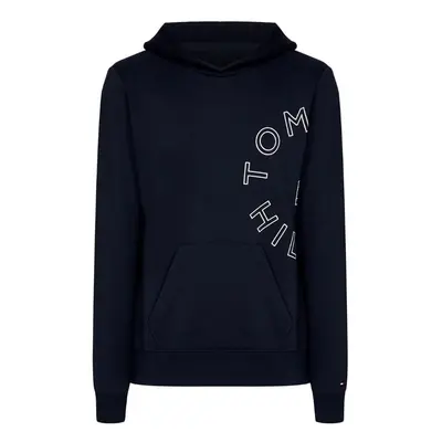 Tommy Hilfiger Sweatshirt - ROUNDALL GRAPHIC HOODY blue