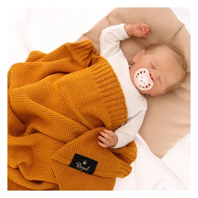 AGBO Bamboo-Cotton baby blanket honey Bing