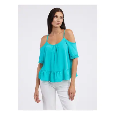 Turquoise Women's Blouse CAMAIEU - Ladies