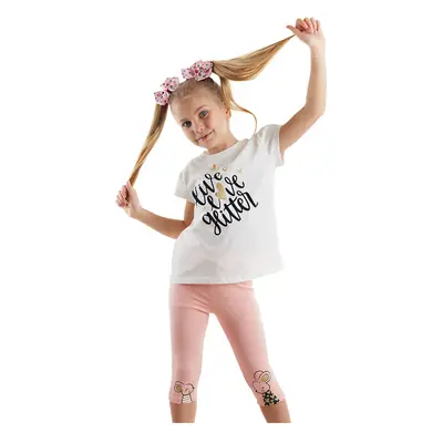 Denokids Cute Mice Girls Summer T-shirt Tights Set