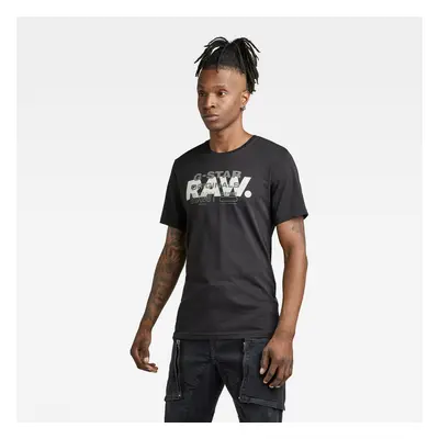 G-STAR T-shirt - RAW originals slim r t black