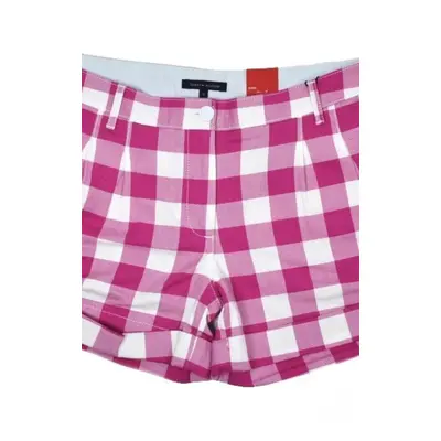 Tommy Hilfiger Shorts - Gina Gingham Rom White Pink