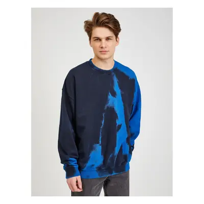 Dark Blue Mens Batik Sweatshirt Diesel - Men