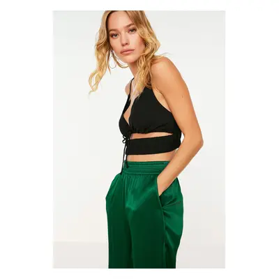 Trendyol Crop Top - Schwarz - Unifarben