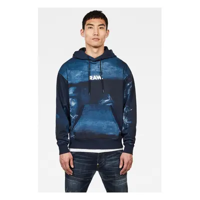 G-STAR Sweatshirt - Graphic rijks stor hdd sw l\s dark blue