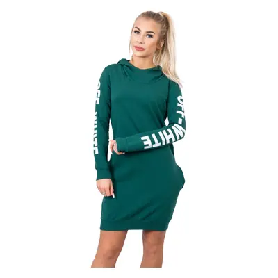 Women's sweatshirt dress Off White Kesi - dark green