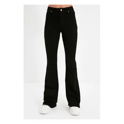 10913 Dewberry High Waist Women Jeans-BLACK