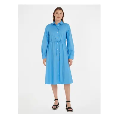 Blue Ladies Shirt Dress Tommy Hilfiger - Women