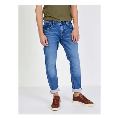 Blue men's straight fit jeans Pepe Jeans Stanley - Men