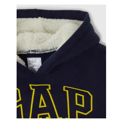 GAP Kids Sweatshirt with Sherpa Hood - Boys