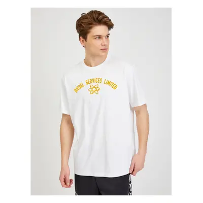 White Men's T-Shirt Diesel - Men