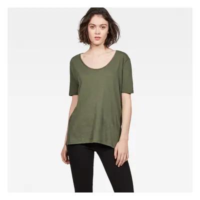 G-STAR T-Shirt - Dyv Straight Deep Green