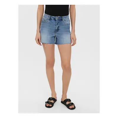 Blue denim shorts VERO MODA Brenda - Women