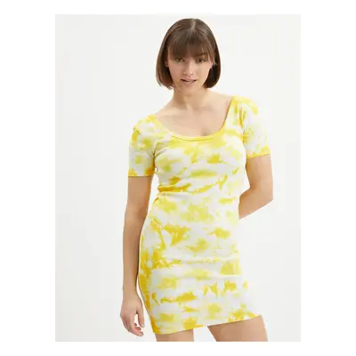 Yellow-cream sheath dress TALLY WEiJL - Women