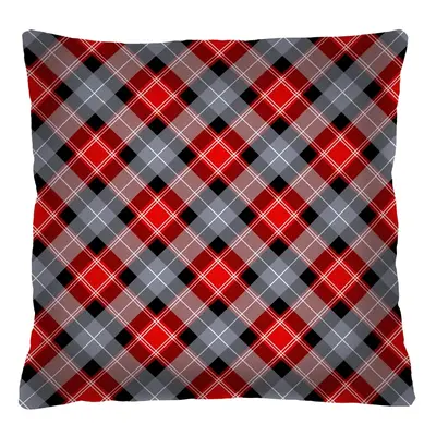 Bertoni Home Unisex's Square Pillow Tartan