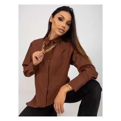 Shirt-TO-KS-7183.81P-brown